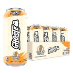 GHOST ENERGY Sugar-Free Energy Drink - 12-Pack， WARHEADS Sour Green Apple， 16oz - Energy & Focus & No Artificial Colors - 200mg of Natural Caffeine， L-Carnitine & Taurine - Soy & Gluten-Free， Vegan